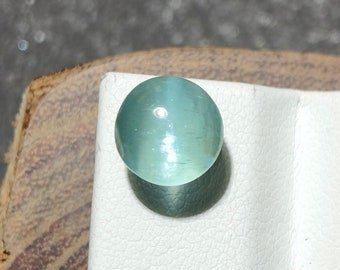 natural apatite cat eye Cabochon round shape 8.30x8.30x6.20 MM loose gemstone