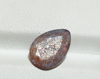 Natural bloodshot iolite sunstone faceted pear shape 11X8X4 MM loose gemstone