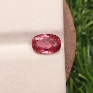 Beautiful Natural pink spinel faceted cushion shape 9.10X6.10X4 MM loose gemstone for jewelry making