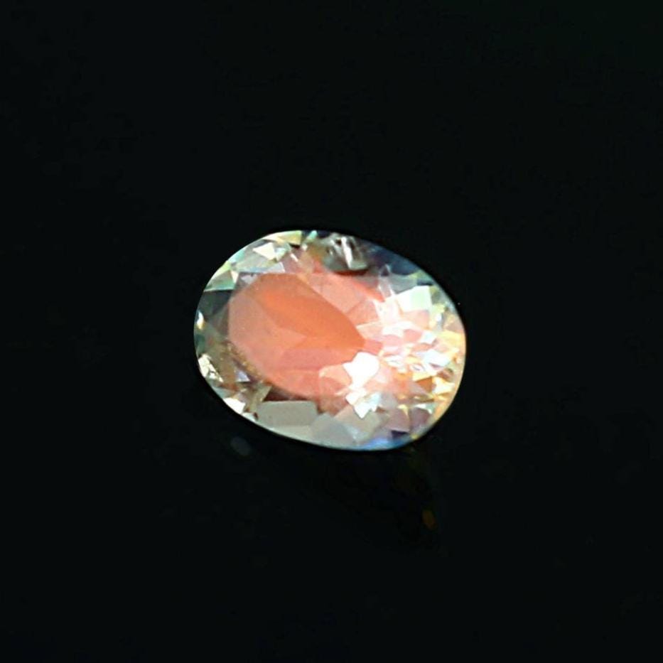 Collier De Perles En Labradorite-andésine Naturelle - Perles Pépites Ovales 8x6 Mm, 21 Pouces, 119 Carats, Inde