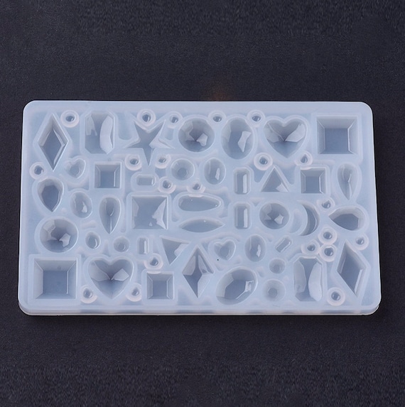 Gem Cab Mould, Small Cabochon Mold for Resin, PMC, Earrings, UK Shop