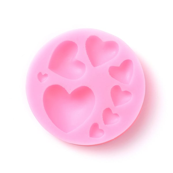Heart Mould, Cab Mould, Versatile Silicone Food Safe & Resin Mold, Sugar Craft, Cake Decoration, Cabochons, Earrings, Jewellery, UK Shop