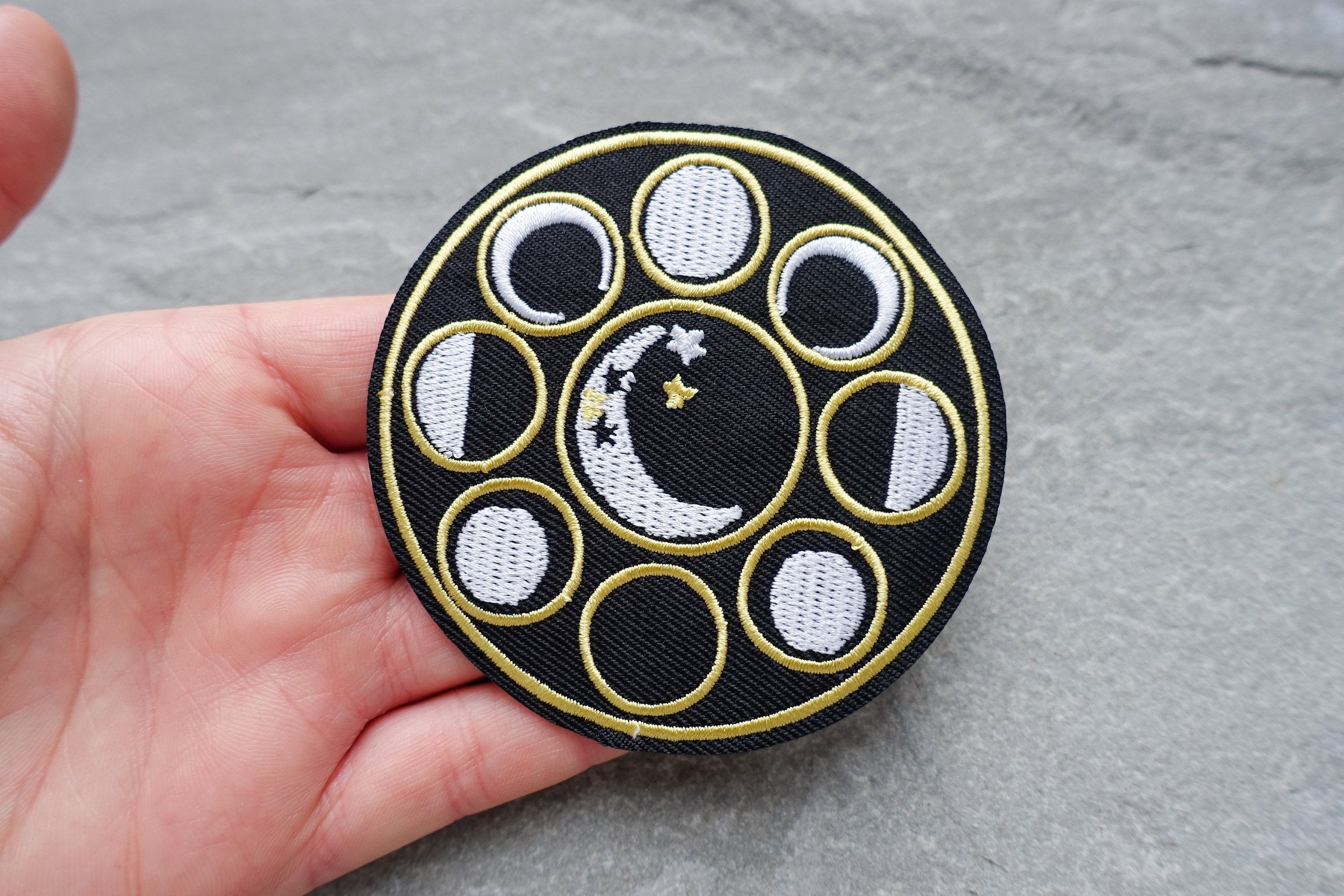 Esoteric Patch Spiritual Patches, Tree of Life, Moon Phase, Mountain & Star, Rainbow ...
