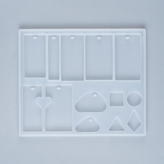 Stampi Per Colata In Resina, Stampo In Resina Epossidica In Silicone Per Gioielli Fai Da Te, Candele, Sapone, Fai Da Te, Con Tazza Di Misurazione In Silicone E Bastoncini Di Legno - Foto 8