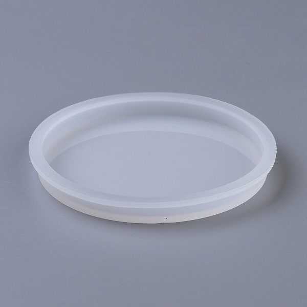 Round 'GRADE B' Coaster Mould, Silicone Mold for Resin, 9 cm Diameter Round Flat Mould, UV Resin, Epoxy Resin, UK Shop