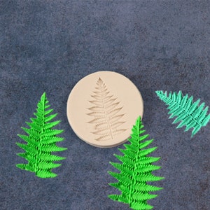 Fern Leaf Mould, Small Silicone Mould, Versatile Food Safe & Resin Mold, Delicate Detailed Leaf, UK Shop