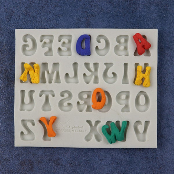 Letter Mould, Alphabet, Versatile Silicone Food Safe & Resin Mold, Sugar Craft, Cake Decoration, Resin Art, PMC, Keyring, Jewellery, UK Shop