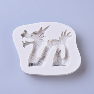 Dragon Mould, Versatile Food Safe & Resin Silicone Mould, Sugar craft, Cake Decoration, Resin Art Mold, UK Shop