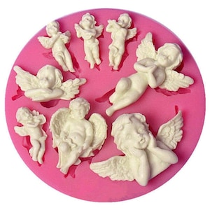 Cherub Mould, Versatile Silicone Food Safe & Resin Mold, UK Shop
