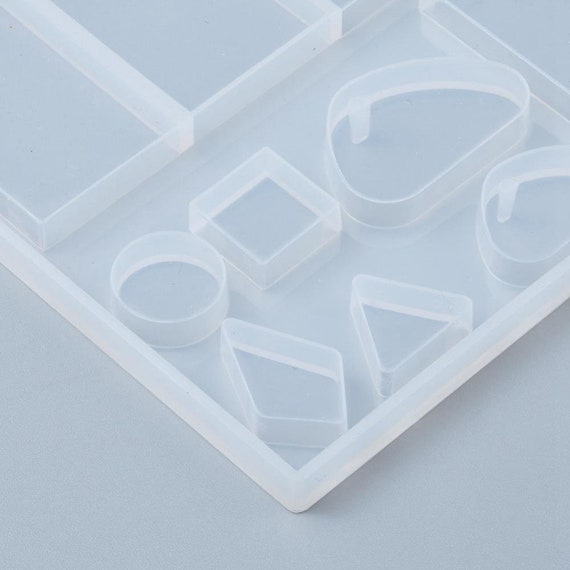 Stampi Per Colata In Resina, Stampo In Resina Epossidica In Silicone Per Gioielli Fai Da Te, Candele, Sapone, Fai Da Te, Con Tazza Di Misurazione In Silicone E Bastoncini Di Legno - Foto 5