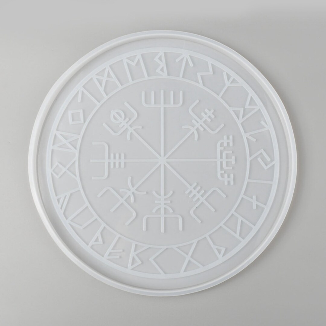 Divination Board Mould, Rune Stone, Large Silicone Mat Mold, Astrology ...