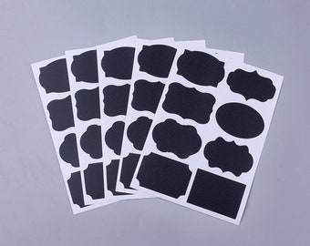 2 Arc de table-Sticker Autocollant pour intituler Blackboard Stickers Tableau Noir Sticker