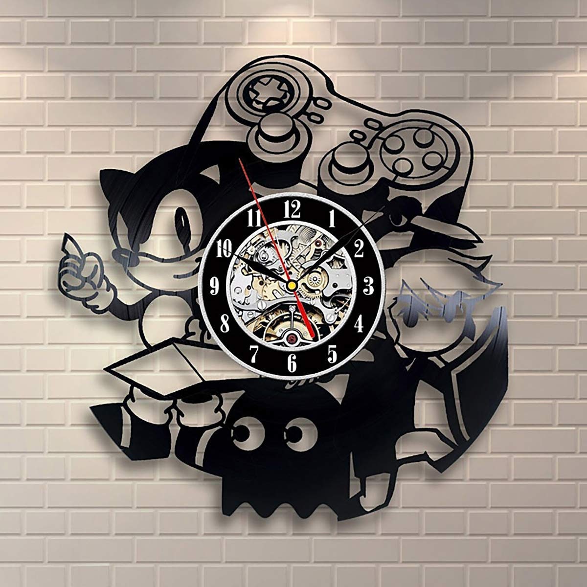 Vintage Video Games Vinyl Record Wall Clock Game Room Wall Etsy