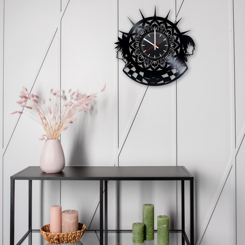 Kingdom Vinyl Record Wall Clock Game Room Wall Art Decor Etsy