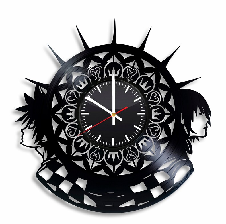 Kingdom Vinyl Record Wall Clock Game Room Wall Art Decor Etsy