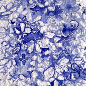 PRINT of Blue Hydrangeas