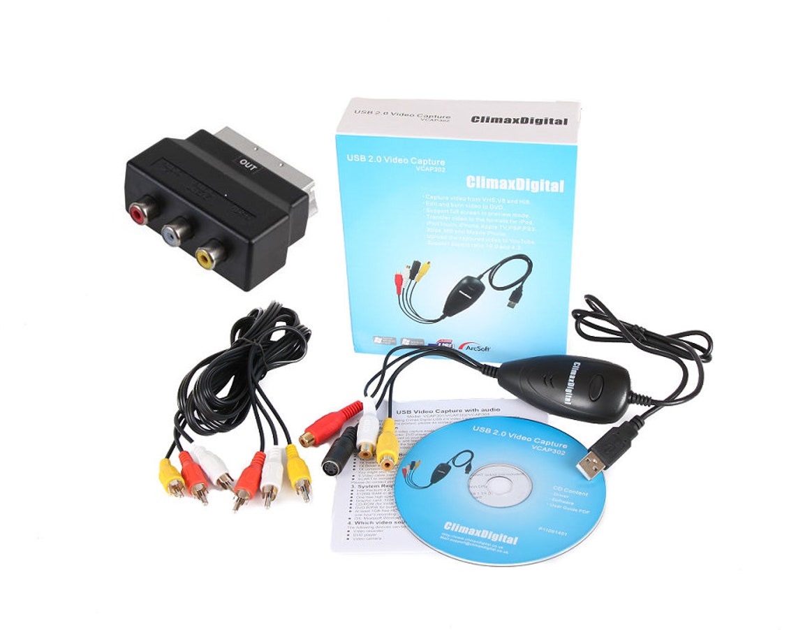 Climaxdigital VCAP302 V3 VHS to PC/DVD Converter Diy Kit Etsy