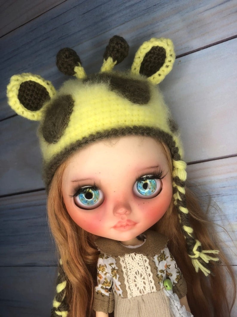 Hat for Blythe, Hat Doll Giraffe Hat for Blythe, Hat Doll Giraffe