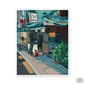 izakaya afternoon art print