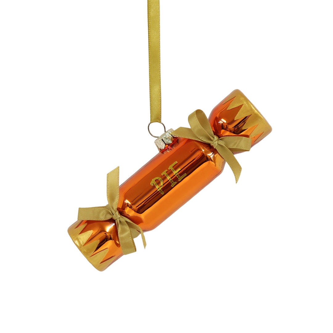 Christmas Cracker Christmas Tree Decoration Orange Etsy