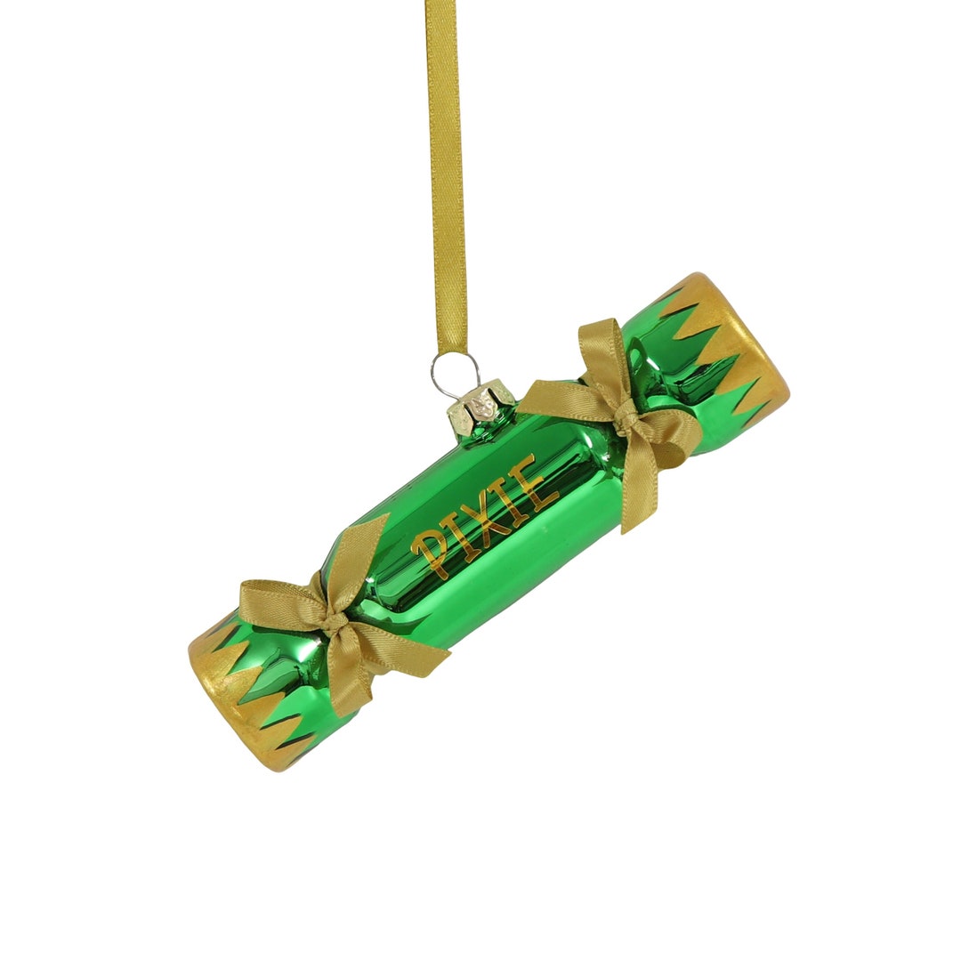 Christmas Cracker Christmas Tree Decoration Green Etsy