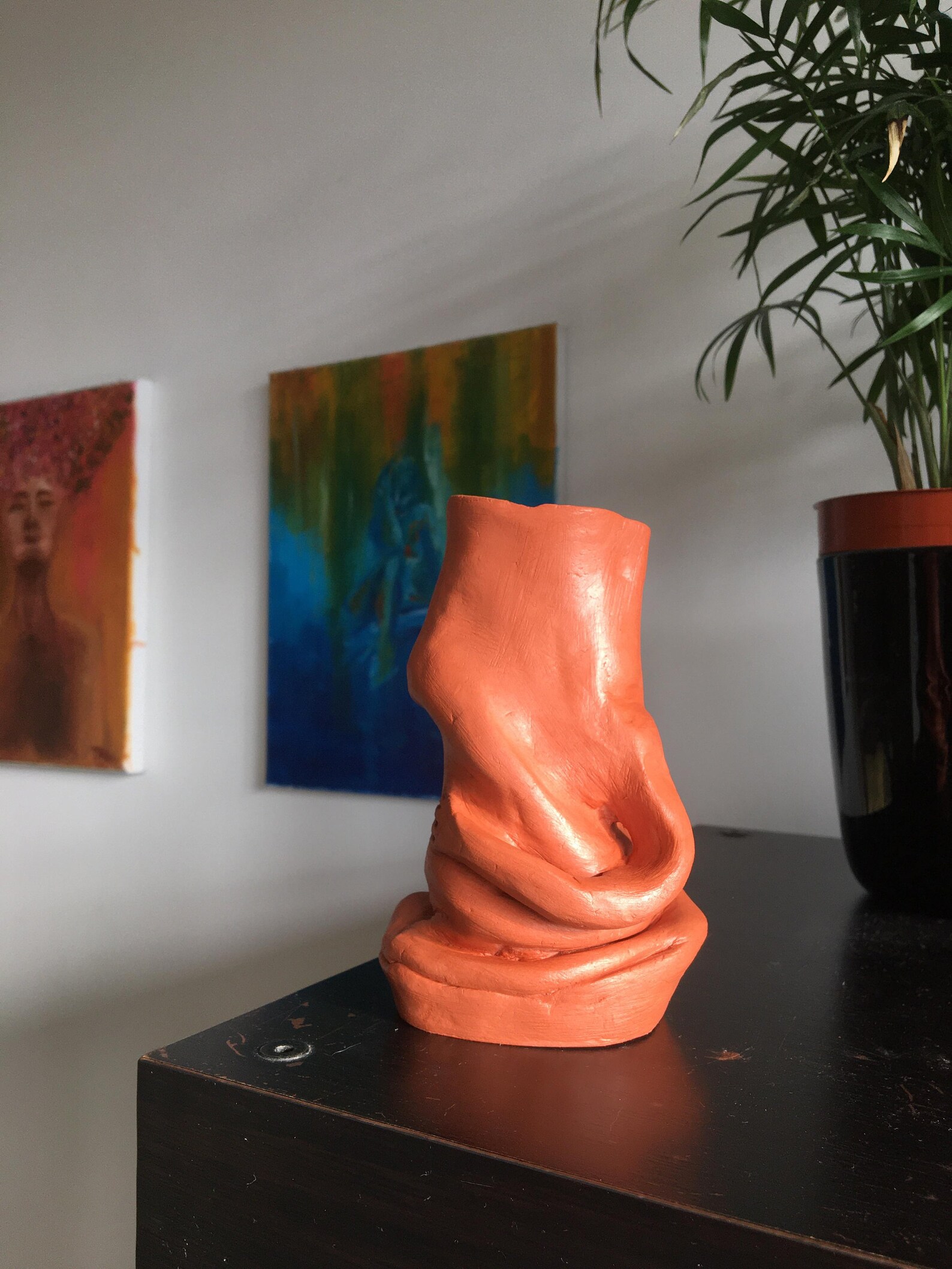 Terracotta Sculpture/Vase Etsy
