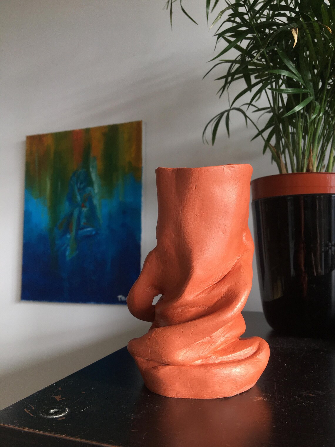 Terracotta Sculpture/Vase Etsy