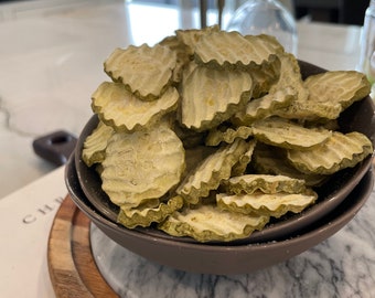 Gefriergetrocknete geschnittene Gurkenchips - 1-3 Unzen. Perfekter Snack und Geschenk!