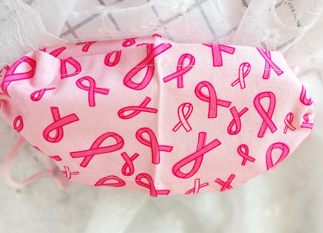 Breast Cancer Awareness Face Mask: Adjustable Double-layer 100% Cotton ...