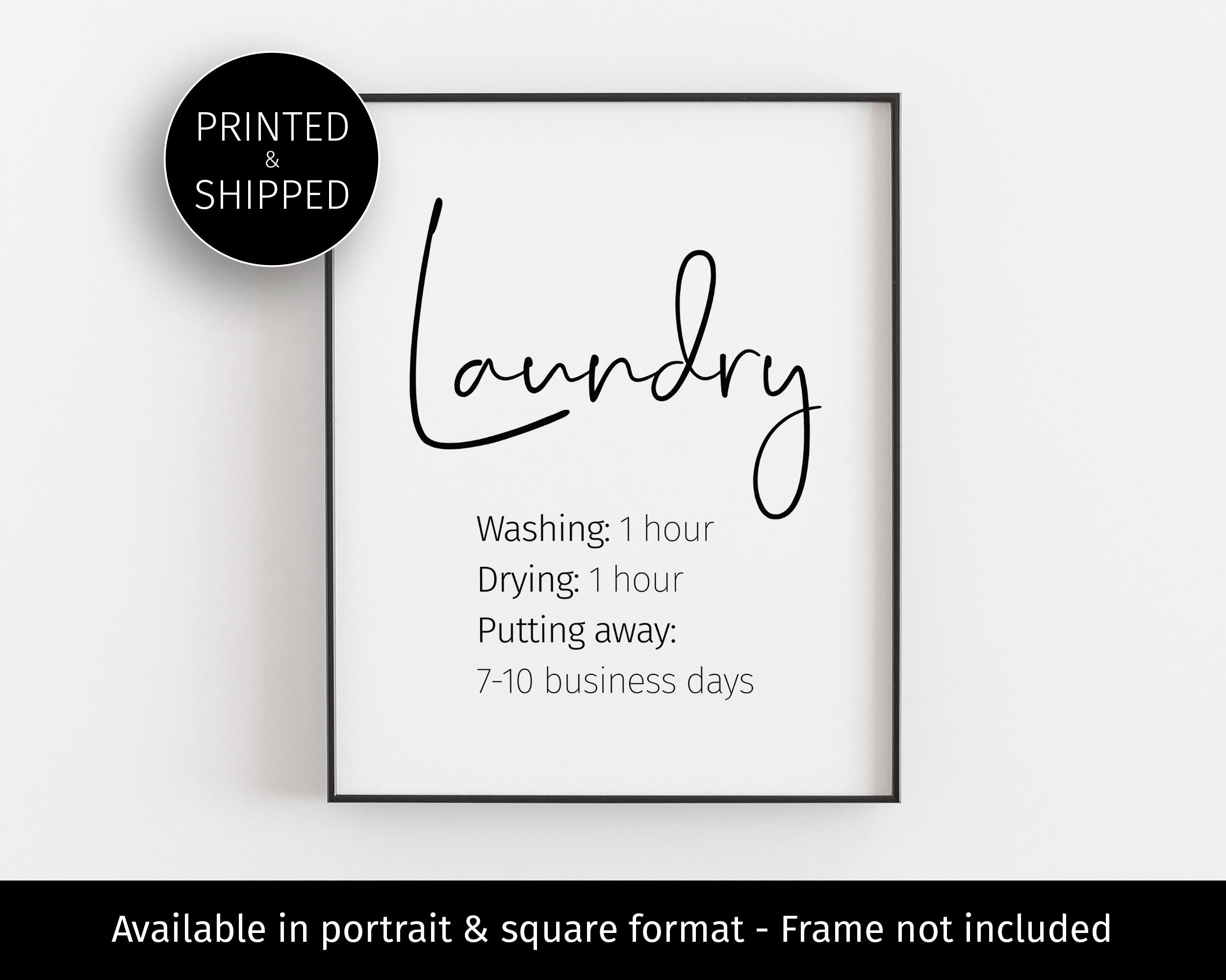 Funny Laundry Sign - Etsy Canada Funny Laundry Sign - Etsy Canada