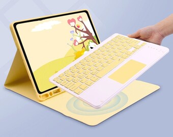 pro case for ipad air 2022 keyboard case with pencil holder