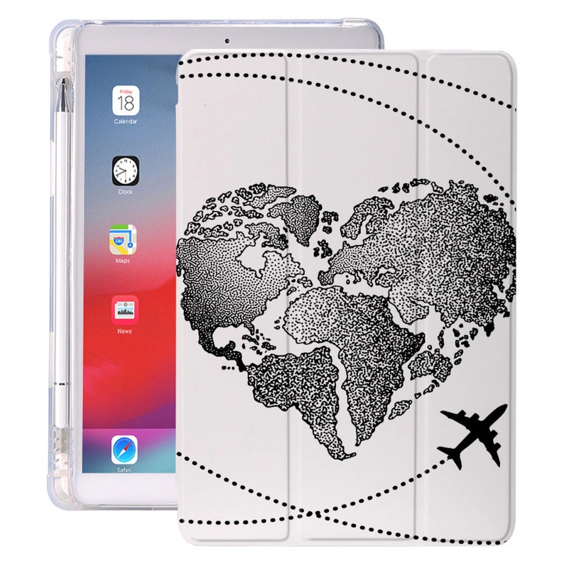 World Travel Ipad Pro Case Travel Design Made of Premium Etsy