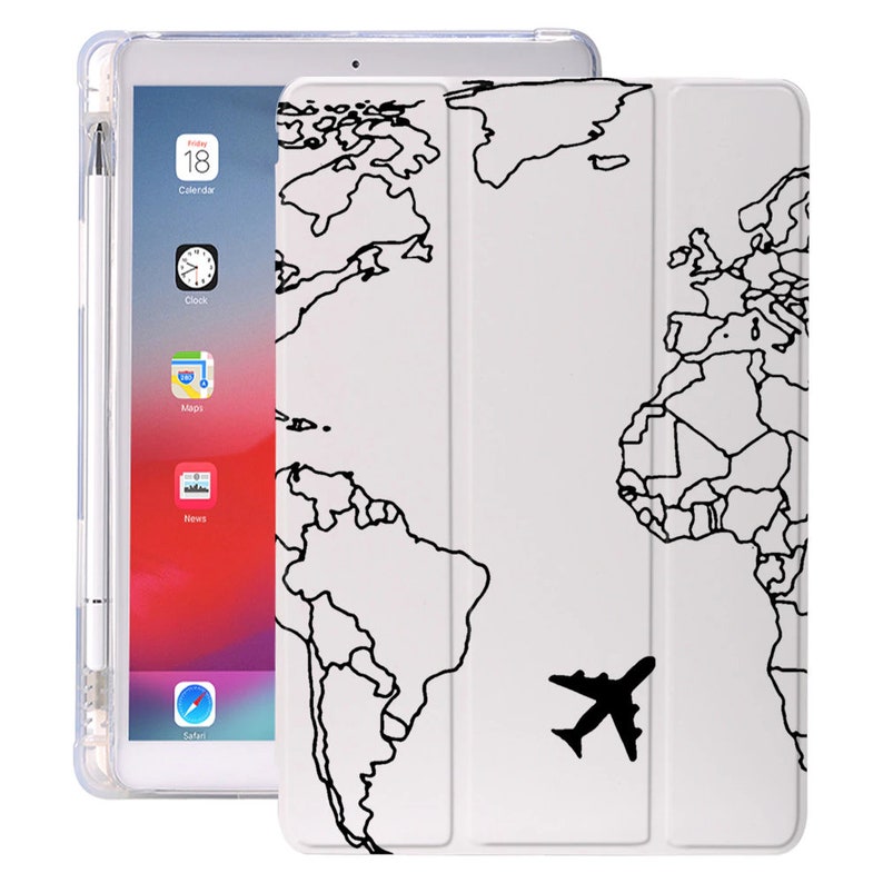 World Travel Ipad Pro Case Travel Design Made of Premium Etsy