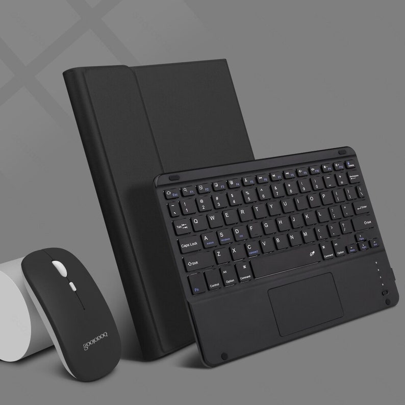 Cute Bluetooth Keyboard With Ipad Pro Case Solid Design Made Etsy