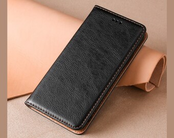 STILGUT Housse Porte-Cartes Compatible avec OnePlus 6T en Cuir véritable avec Une Ouverture latérale et avec Languette magnétique Cognac STILGUT Housse Porte-Cartes Compatible avec OnePlus 6T en Cuir véritable avec Une Ouverture latérale et avec Languette magnétique Cognac