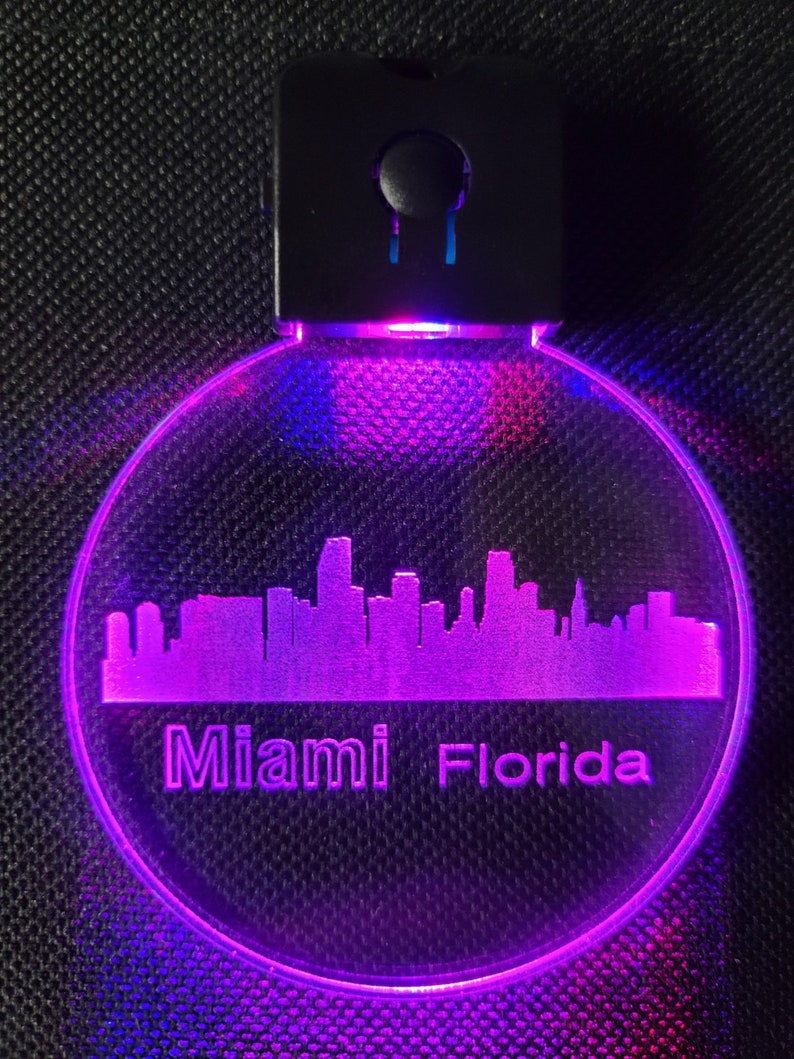 Lightup City Keychains Etsy