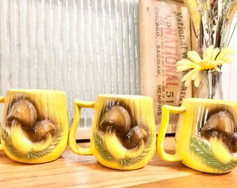 【チョコメルさま】vintage parts ୨୧ * 陶器の小さな 手 ハンド Vintage Arnels Merry Mushroom Coffee Set: 1977 Ceramic Coffee Pot
