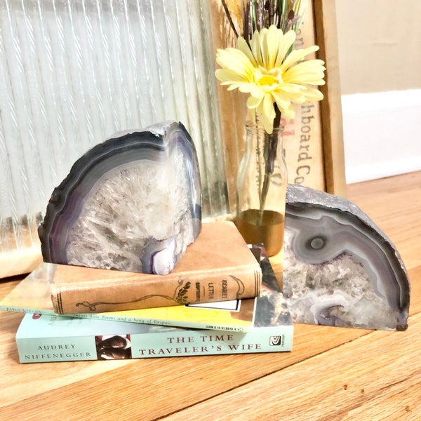 Geode Bookends Etsy