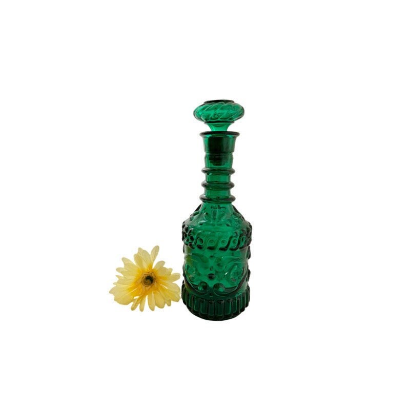 Vintage 1967 Green Kentucky DRB 230 Glass Jim Beam Liquor Bottle Decanter/ Jim Beam KY DRB-230 119 5 67 Collectible Green Decanter