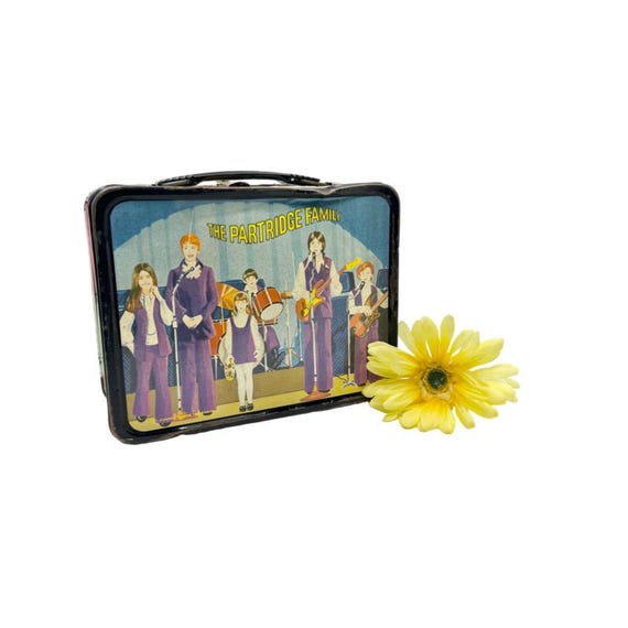 Vintage 1973 Partridge Family Metal Lunch Box: King-seeley