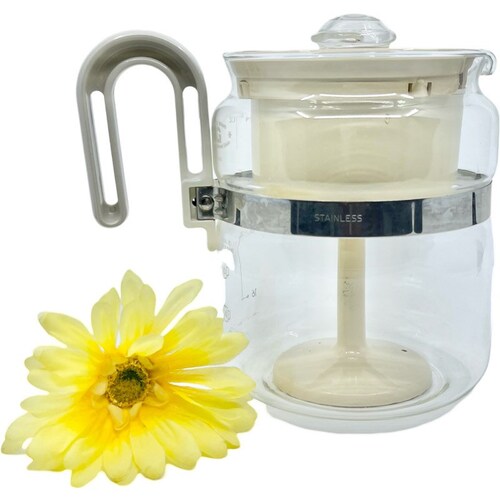 New Vintage Percolator/Coffee Pot by Gemco / Heat Resistant Glass 46