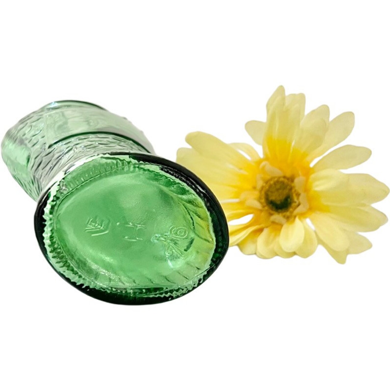 Vintage Green Glass Fish Bottle by Vetreria Estruca / Italian Etsy