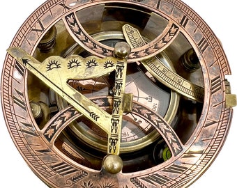 Royal Devices Gilbert Kompass-Replik – Antik Messing, Sammlerstück, Maritimes Dekor