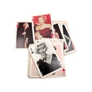 Vintage Marilyn Monroe Pinup Playing Cards - Full Set