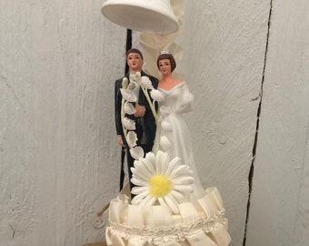 Vintage Wedding Cake Topper