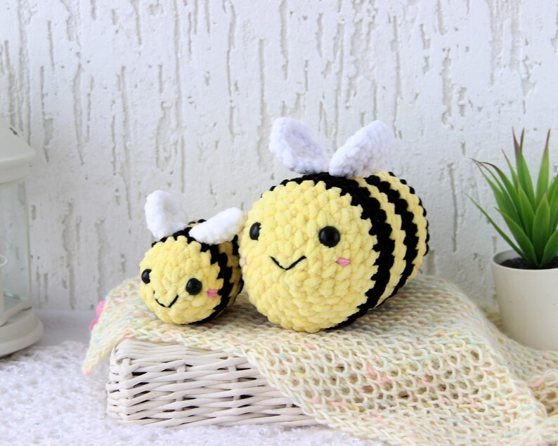 Bee Crochet Pattern Animal Toy Amigurumi Tutorial PDF in Etsy