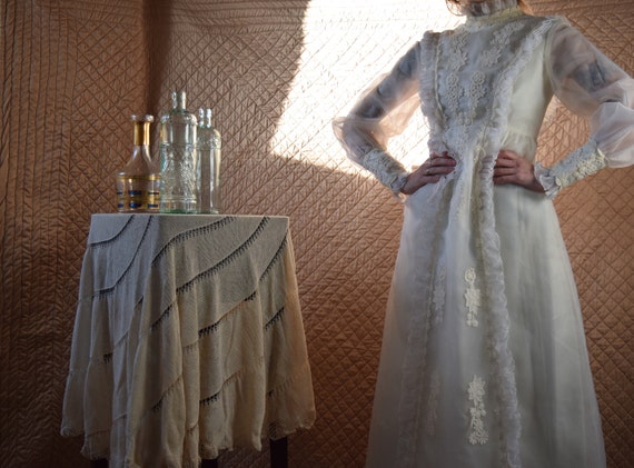 70's Wedding Gown