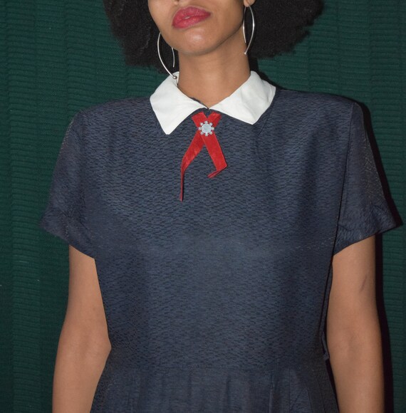 40's Silk Dress