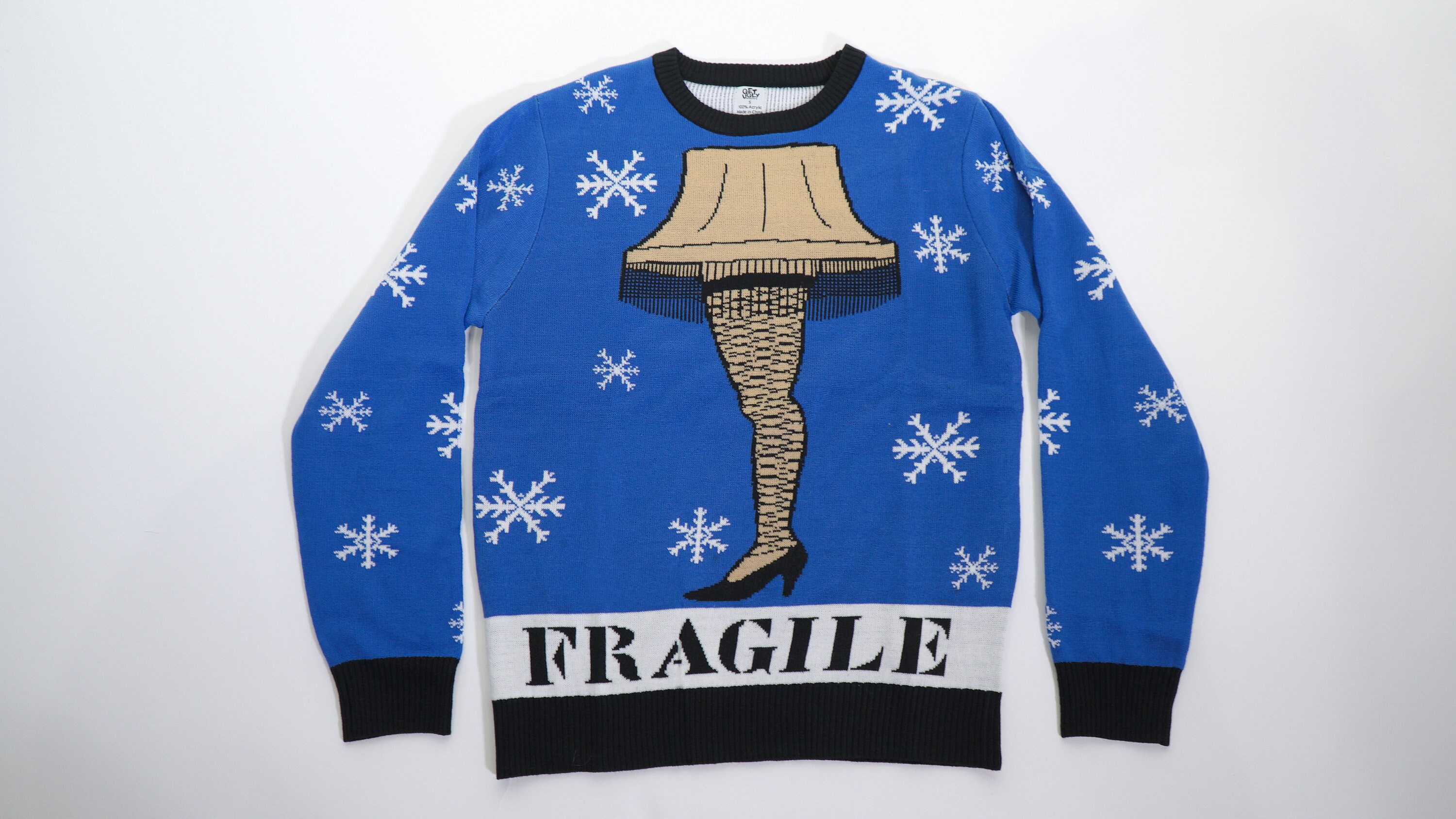 fragile christmas sweater