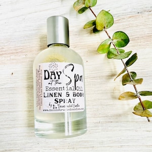 Day at the Spa Essential Oil Room/Linen/Body Spray | 1.7oz or 3.3oz sizes / Phthalate Free & Vegan Friendly